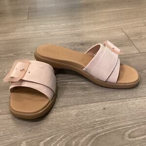 Reef Womens Slide Sandals US 10 EU 41 Pink Flats Beach Vacay Boho Resort Casual